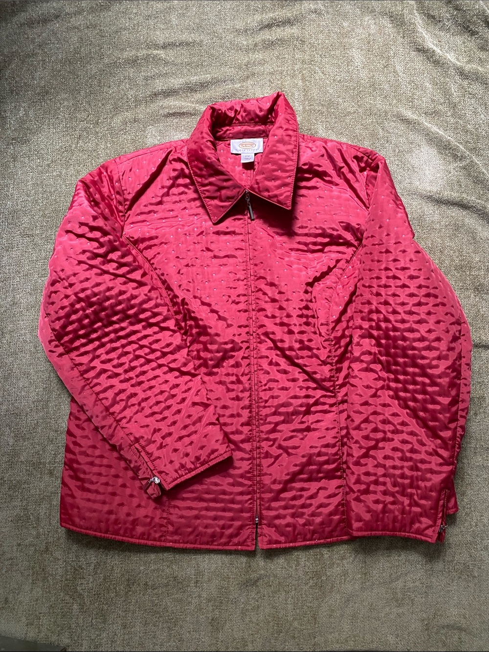 Talbots Quilted Red Women's Jacket